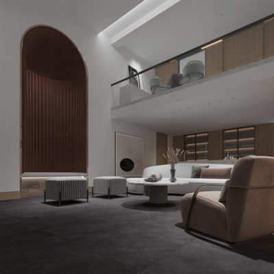 Dark Grey Marble Porcelain Tile